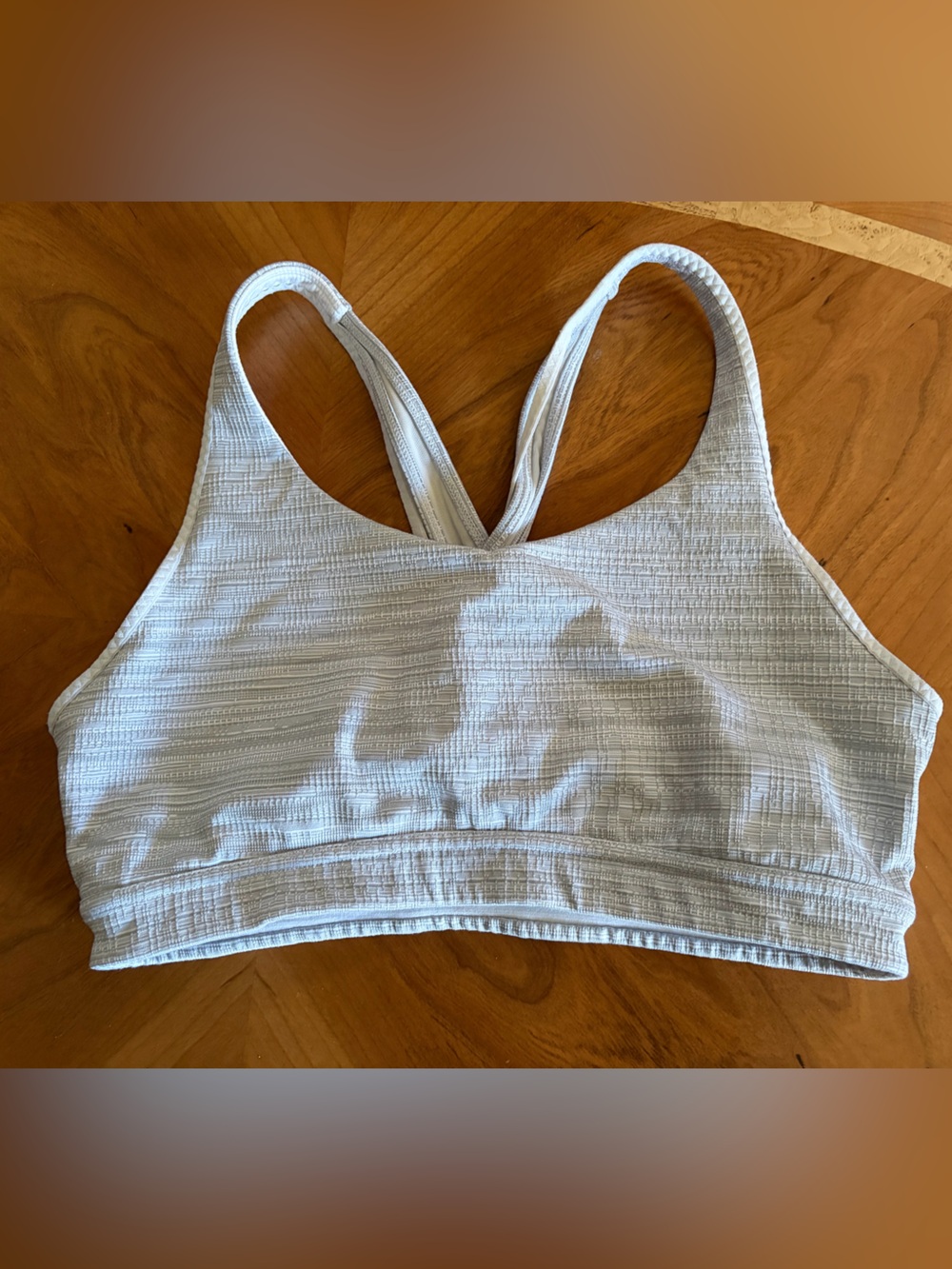 Athleta Light Blue One-Piece Bodysuit